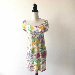 LEONARD - 美品 LEONARD レオナール 花柄 チュニック ワンピースの通販