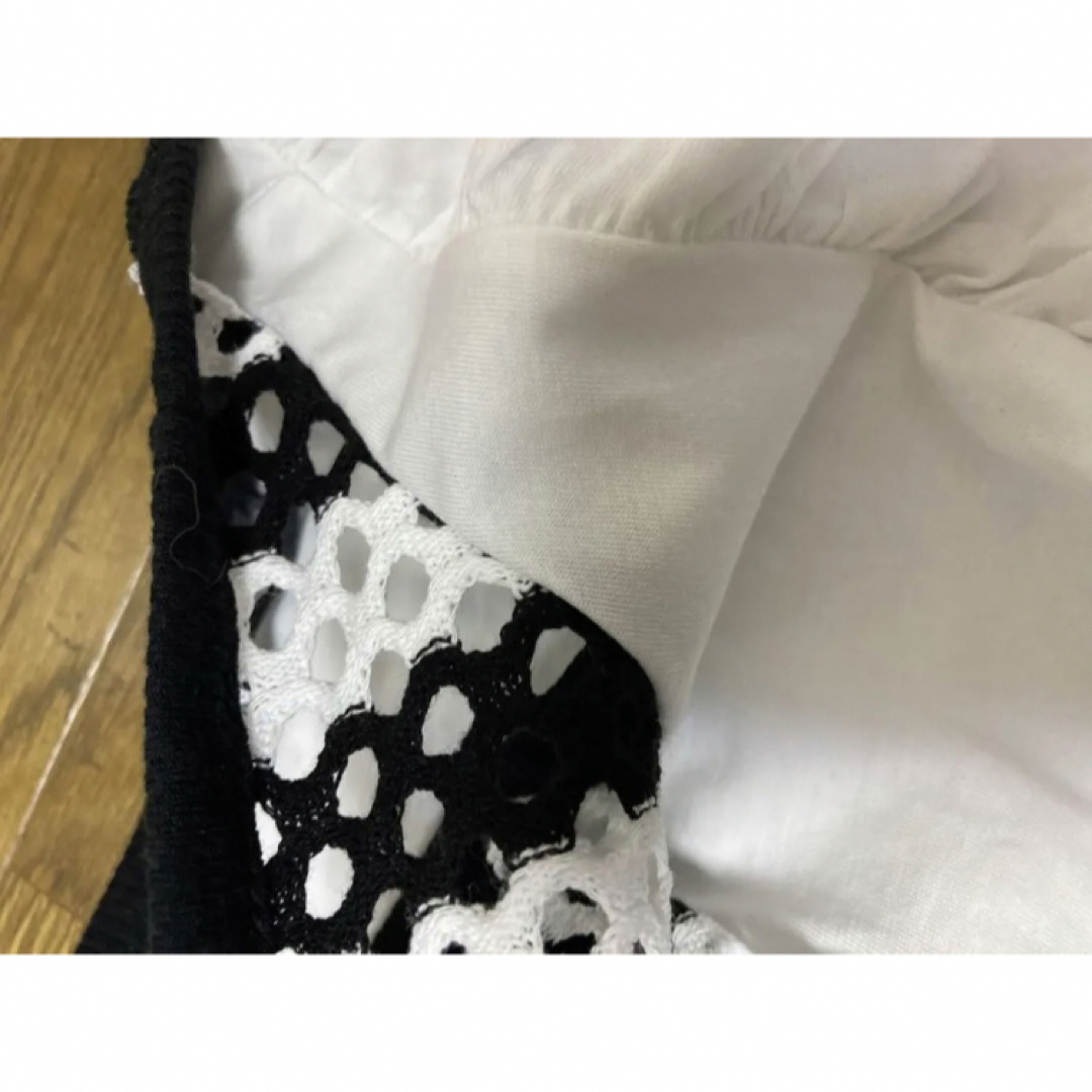 ZARA(ザラ)の☆ザラ☆パフスリーブ☆ニットベスト付き☆トップス☆ レディースのトップス(カットソー(半袖/袖なし))の商品写真