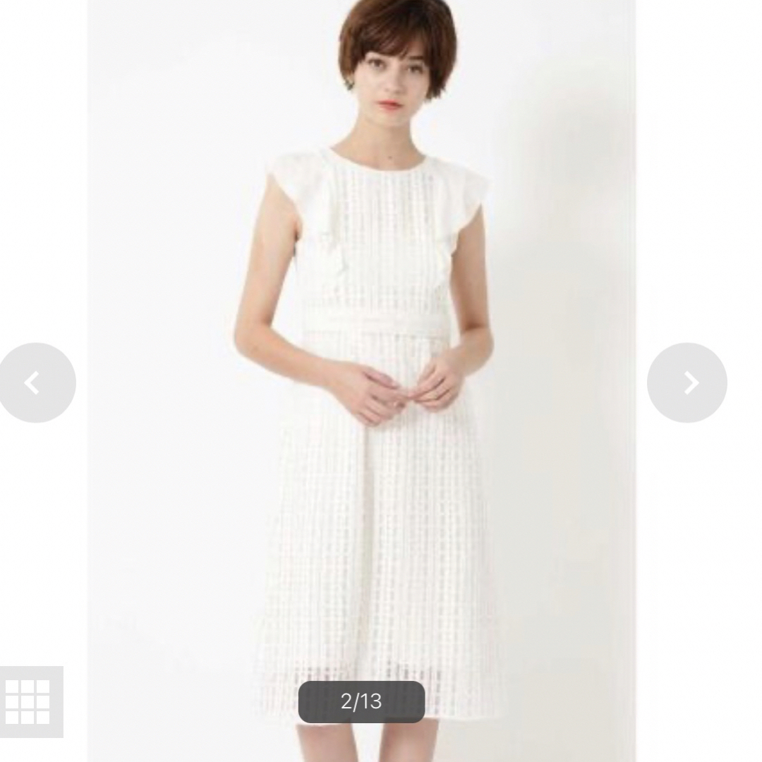 Jill Stuart アラムレースラッフルワンピース