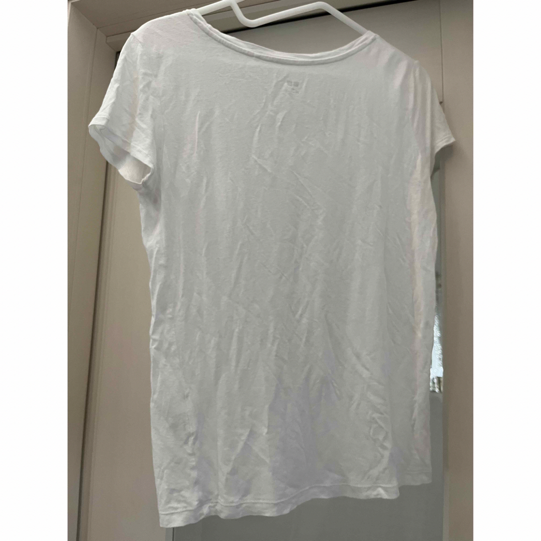 UNIQLO(ユニクロ)のUNIQLO シンプルTシャツ レディースのトップス(Tシャツ(半袖/袖なし))の商品写真