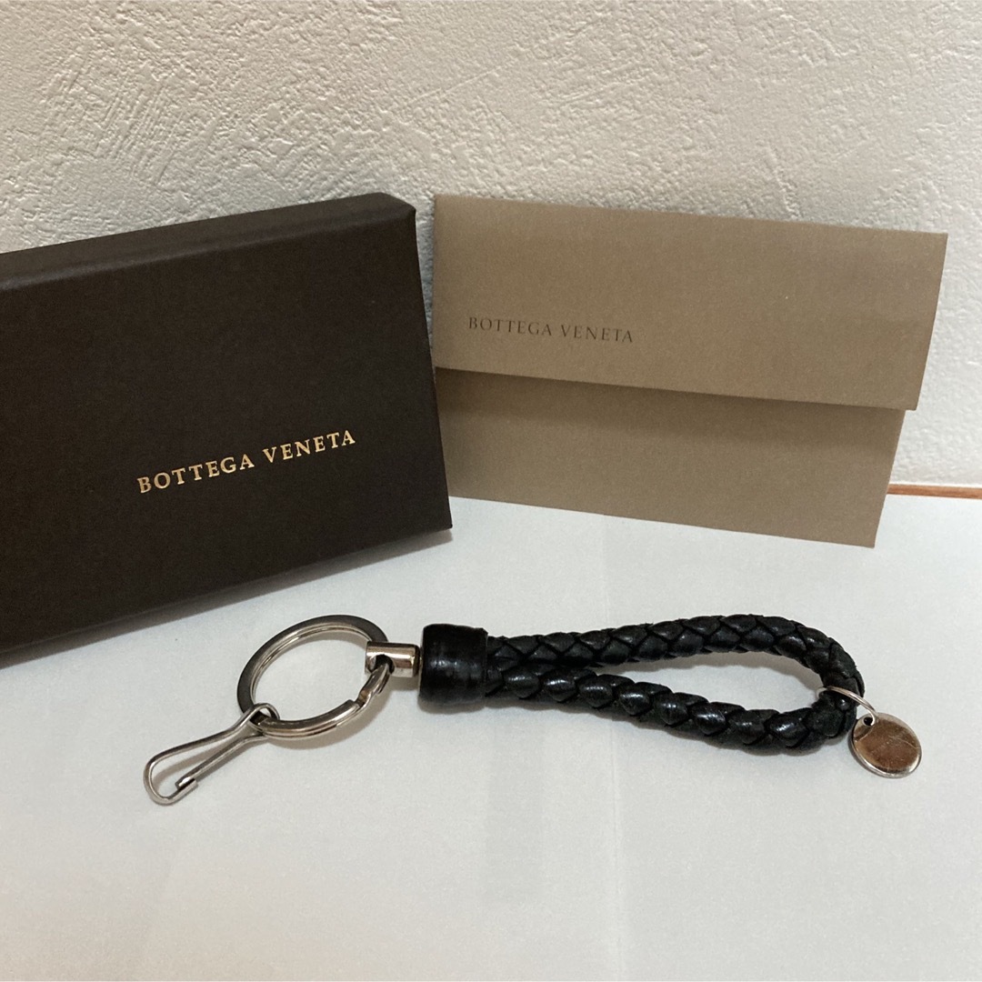 【新品未使用】BOTTEGA VENETA キーリング　レザー　キーホルダー