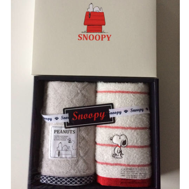 SNOOPY(スヌーピー)の新品 スヌーピータオルセット エンタメ/ホビーのアニメグッズ(タオル)の商品写真