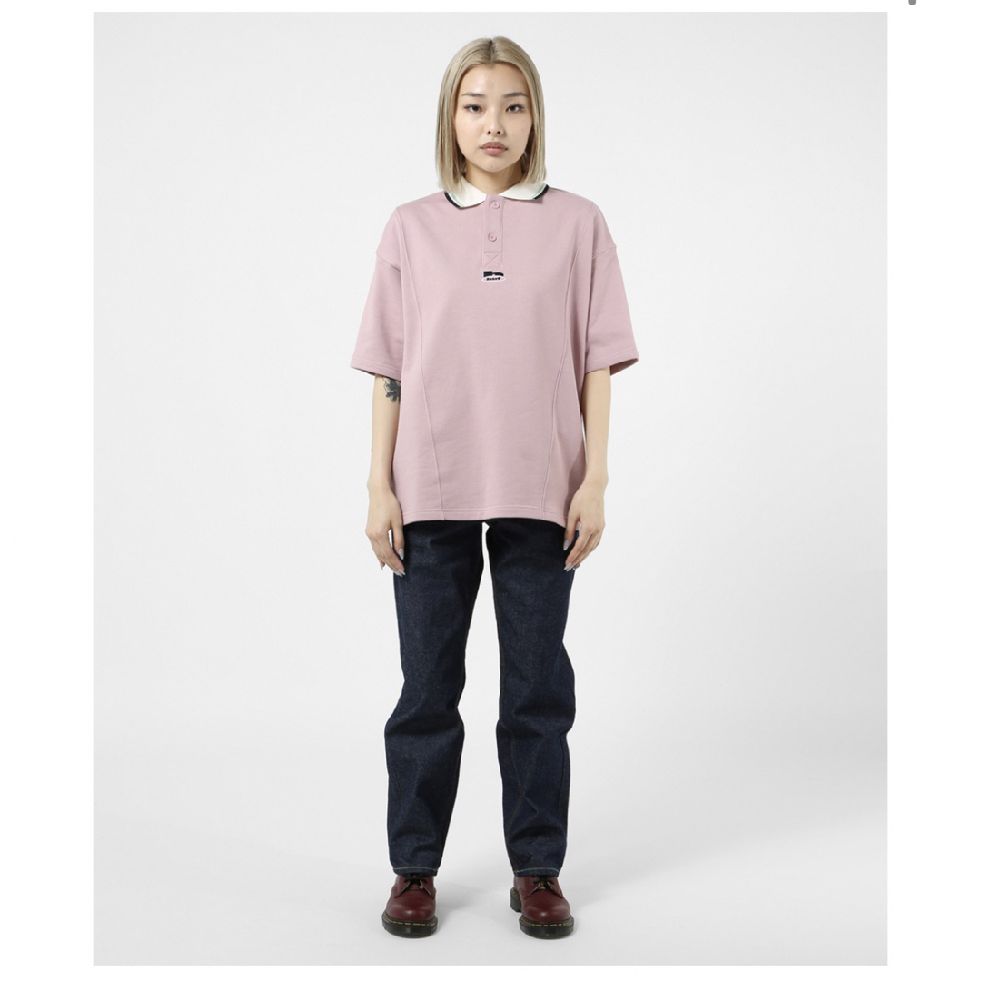 HUF(ハフ)のHUF  LINED POLO FLEECE  黒 メンズのトップス(Tシャツ/カットソー(半袖/袖なし))の商品写真