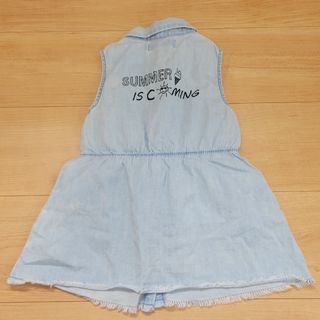 ザラキッズ(ZARA KIDS)のZARA ザラ ワンピース スカート デニムワンピ 夏物(ワンピース)