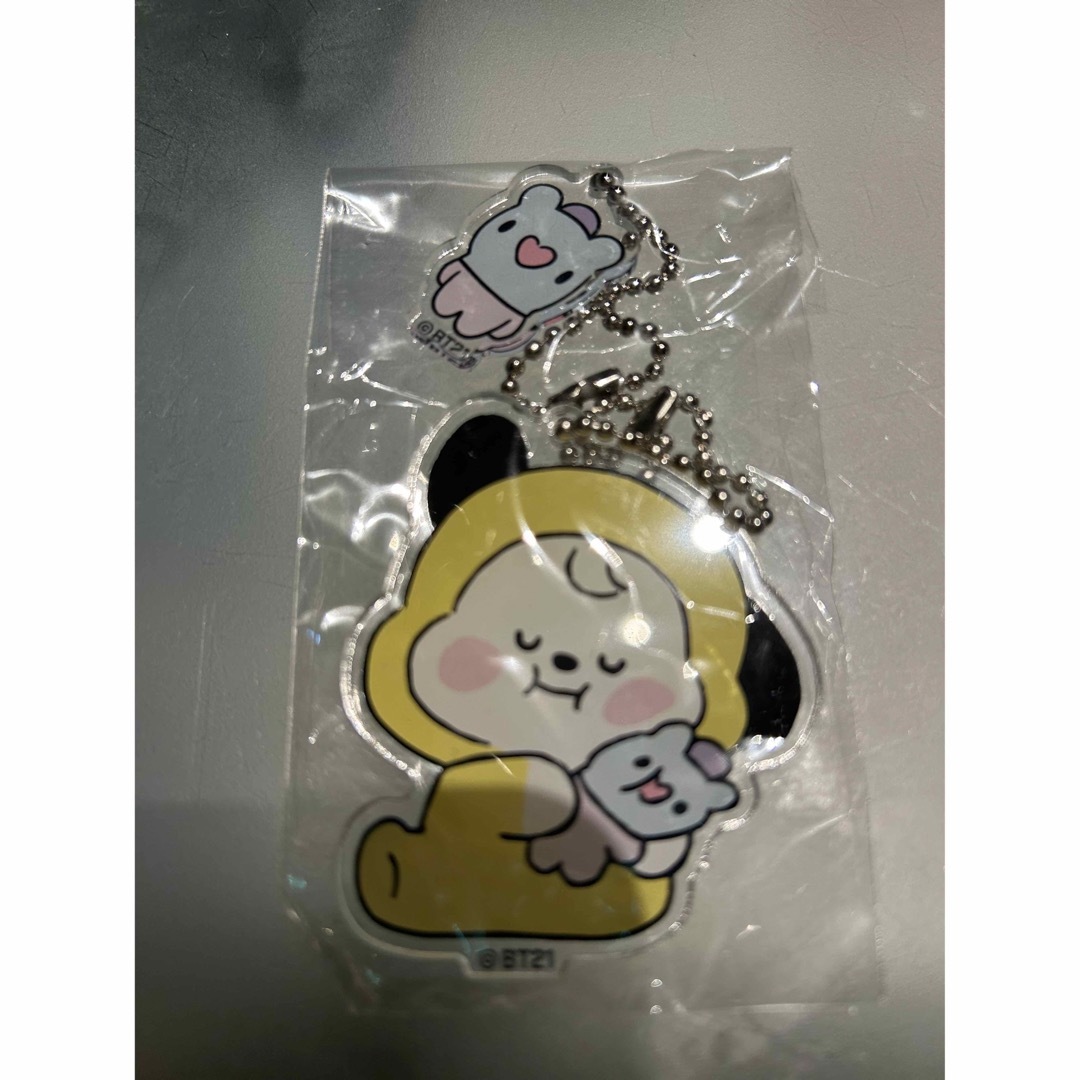 BT21(ビーティーイシビル)のBT21 CHIMMY & MANG キーホルダー　チミー　ジミン エンタメ/ホビーのおもちゃ/ぬいぐるみ(キャラクターグッズ)の商品写真