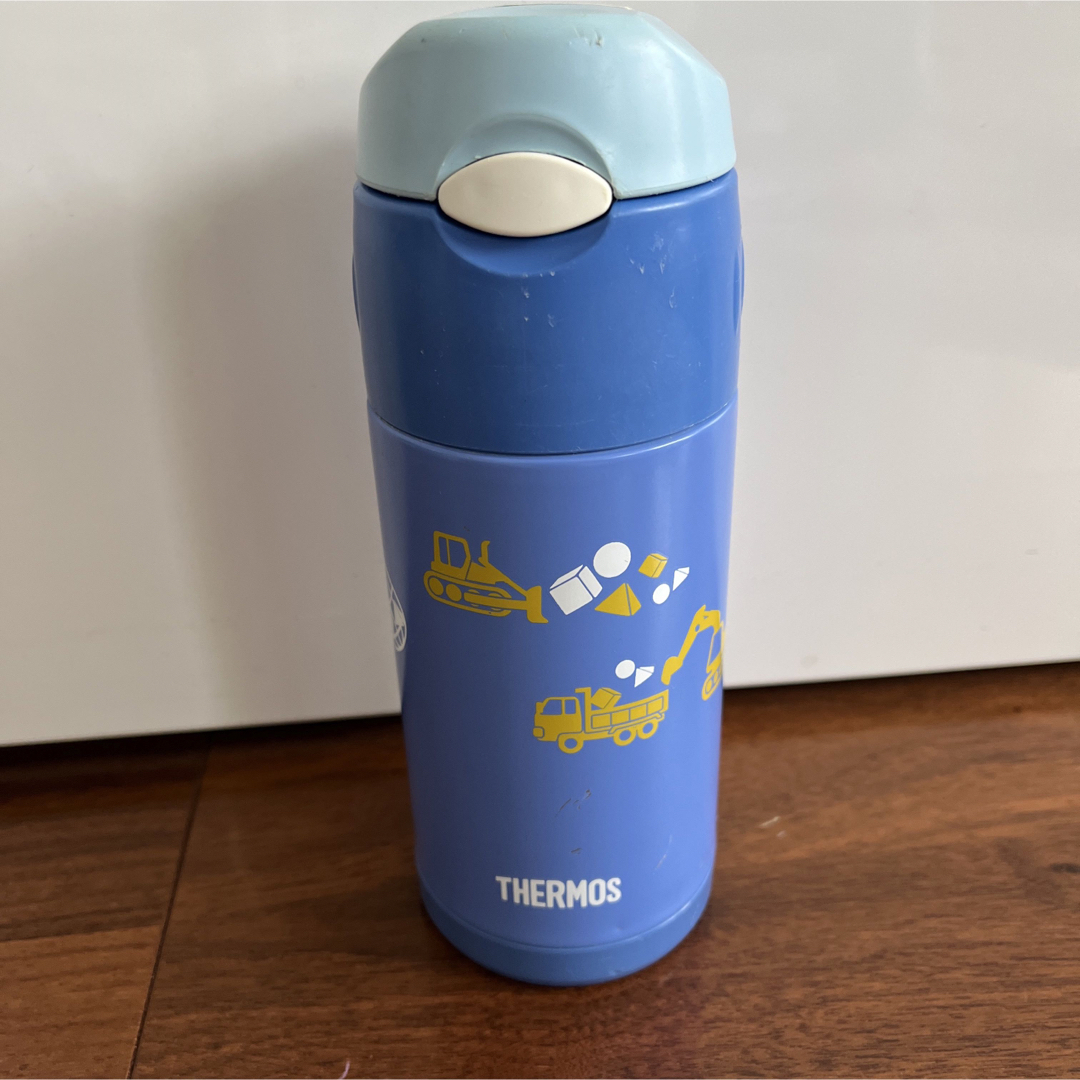 THERMOS(サーモス)のサーモス  ストローボトル　車　FFI  400ml キッズ/ベビー/マタニティの授乳/お食事用品(水筒)の商品写真