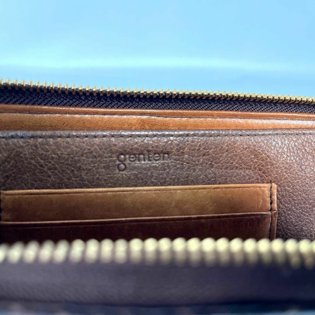 genten - genten ゲンテン ダイヤモンドパイソン 蛇柄 長財布 L字