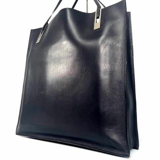 美品✨ アンテプリマ 2way トートバッグ レザー シルバー金具 ブラック