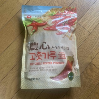 ノンシン(農心)の韓国メーカー農心唐辛子粉1キロ(調味料)