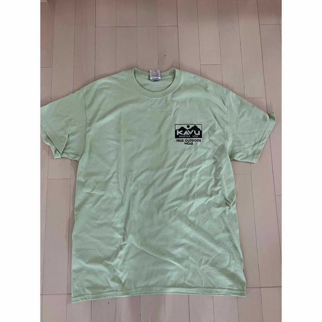 kavu カブー TRUE LOGO バックプリントTシャツ Ｓ+ XL