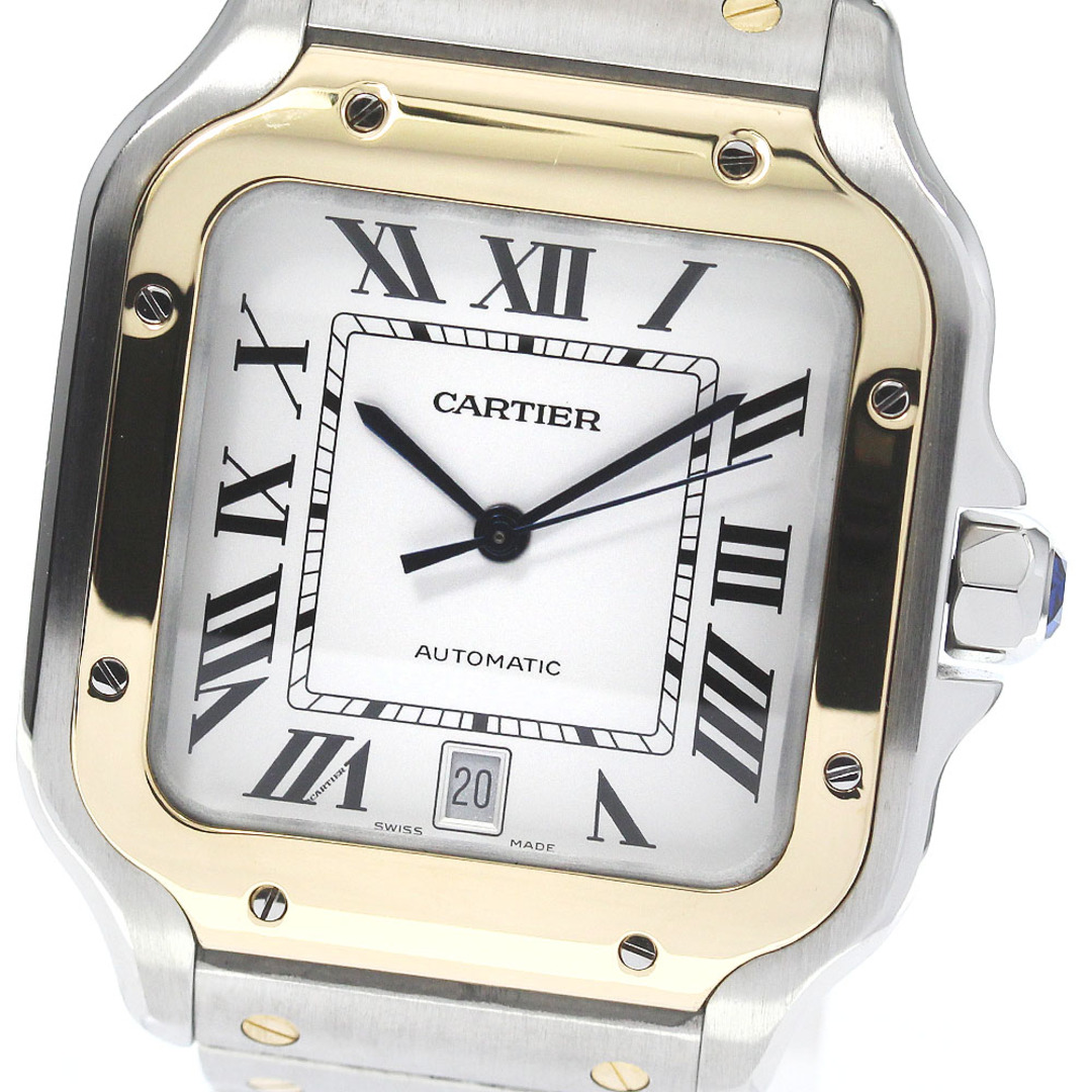 カルティエ CARTIER W2SA0006 サントスドゥカルティエLM 自動巻き メンズ 良品 _757047