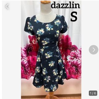 ダズリン(dazzlin)のぼかし花柄ワンピース　Rady.エミリアウィズ.ミシェルマカロン.rienda(ひざ丈ワンピース)