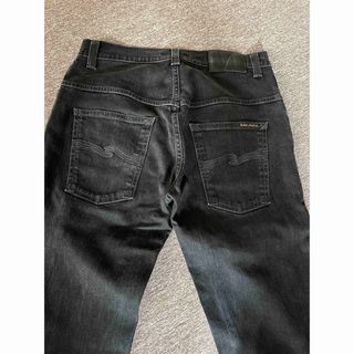 ヌーディジーンズ(Nudie Jeans)のヌーディージーンズTHIN FINNシンフィンBLACK【32】(デニム/ジーンズ)