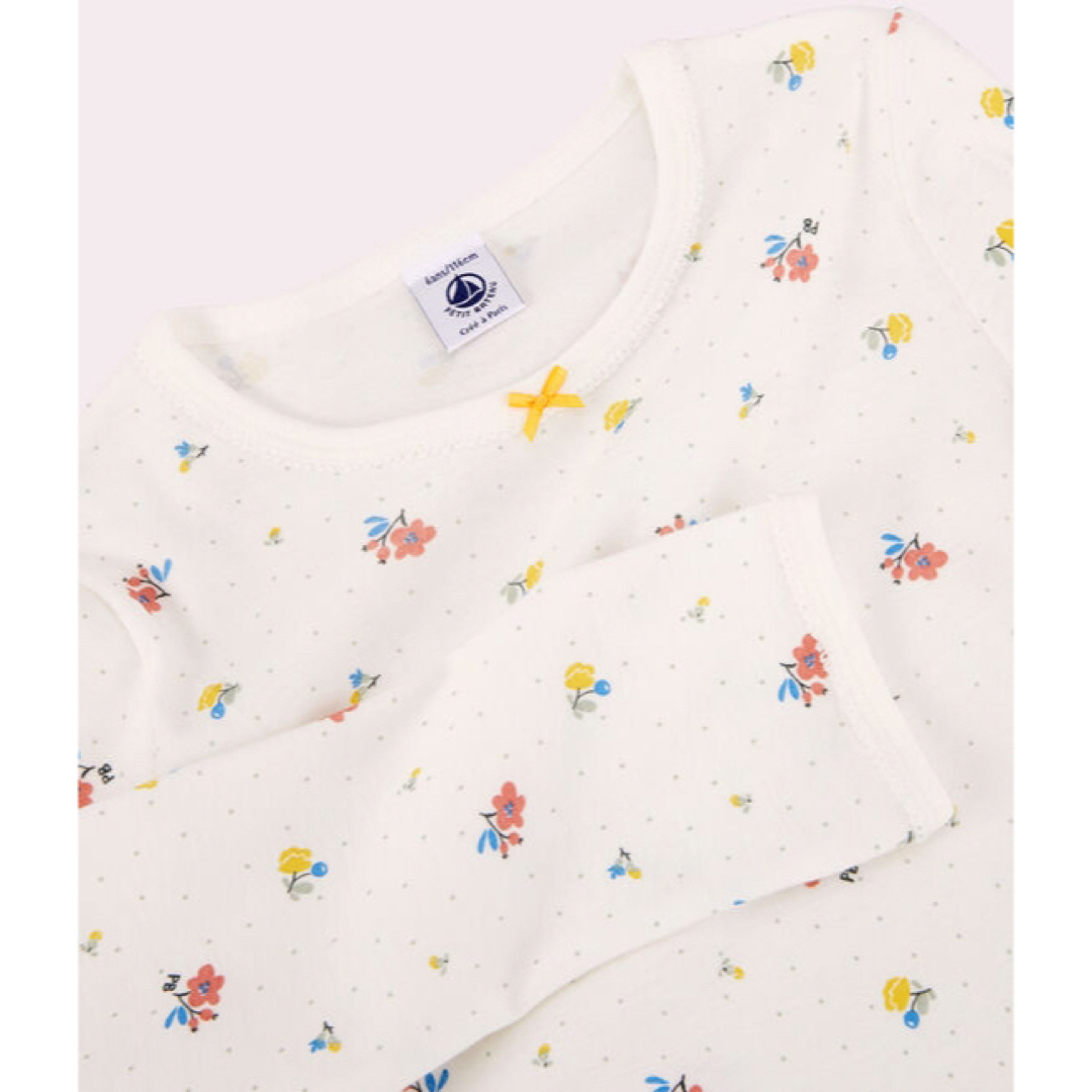 PETIT BATEAU - 新品 タグ付き プチバトー 長袖 パジャマ フラワー ...