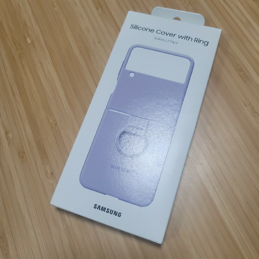 SAMSUNG(サムスン)のGalaxy Z Flip4用の純正ケース、Silicone Cover スマホ/家電/カメラのスマホアクセサリー(Androidケース)の商品写真