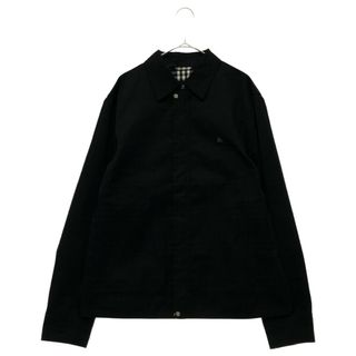 バーバリーブラックレーベル(BURBERRY BLACK LABEL)のBURBERRY BLACK LABEL バーバリー ブラックレーベル シャドーチェックスイングトップ ホースロゴブルゾン ジャケット ブラック(フライトジャケット)