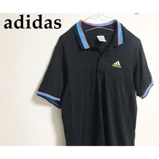 アディダス(adidas)の古着 adidas アディダス ポロシャツ 半袖 ロゴ シャツ 薄手(ポロシャツ)