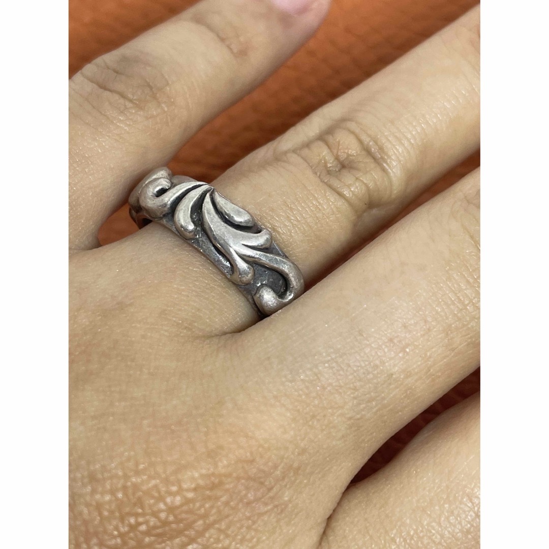 スターリングシルバー925リング スクロールsilver925甲丸 銀指輪 スターリングシルバー925リング スクロールsilver925甲丸 銀指輪