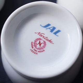 ノリタケ(Noritake)のNoritake×JAL 日本航空 ノリタケ食器セット  金ライン 鶴文 月桂樹(食器)