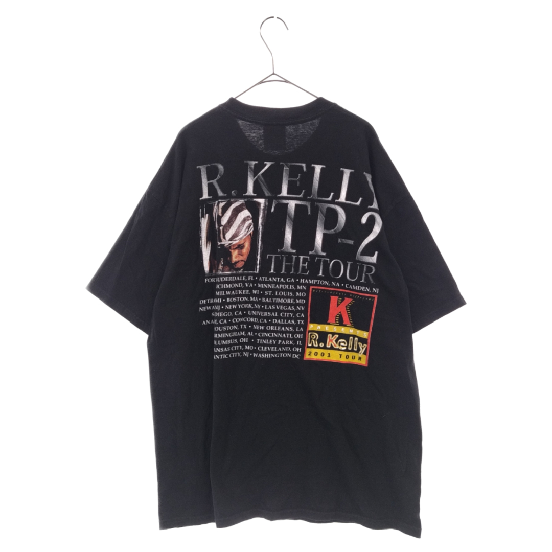 VINTAGE ヴィンテージ 00s R.Kelly TP2 Tour アールケリー ツアー半袖Tシャツ ブラック