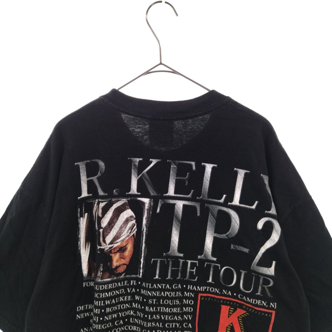 VINTAGE ヴィンテージ 00s R.Kelly TP2 Tour アールケリー ツアー半袖Tシャツ ブラック