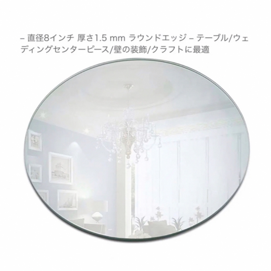 結婚式】ラウンドミラー 円形ミラー テーブルミラーの通販 by 結婚式】ラウンドミラー 円形ミラー テーブルミラーの通販 by