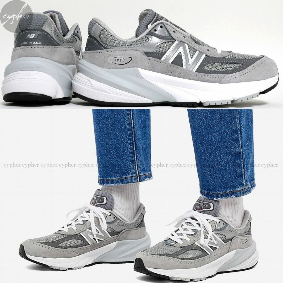 New Balance - 24cm 新品 USA製 ニューバランス W990GL6 グレー V6 灰