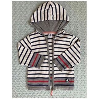 プチバトー(PETIT BATEAU)の【3age/94cm】難あり！特価！プチバトー❤︎マリニエールパーカー(ジャケット/上着)