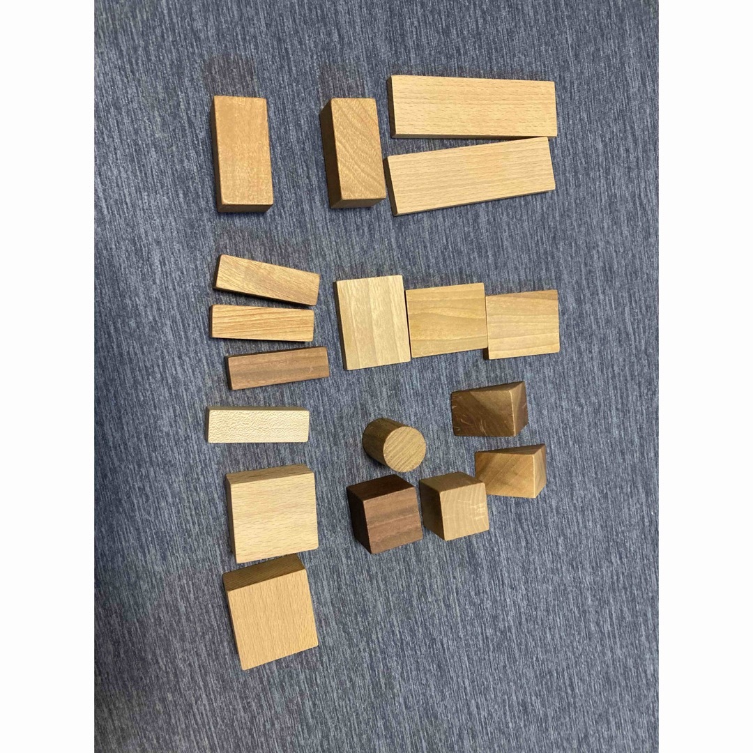 木の積み木 キッズ/ベビー/マタニティのおもちゃ(積み木/ブロック)の商品写真