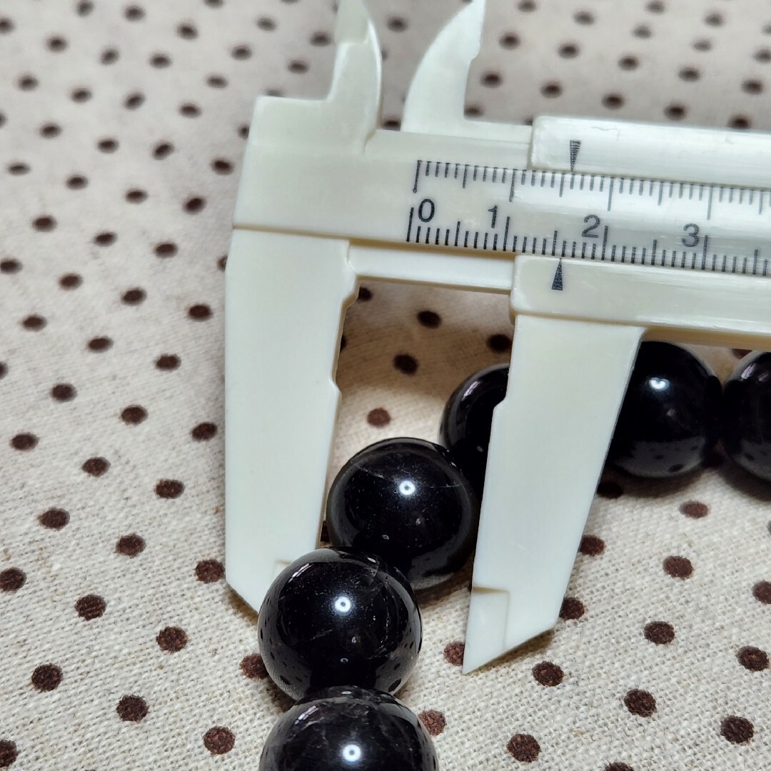 新品 チベットモリオン 黒水晶のブレスレット 16mm 内径17.9cm