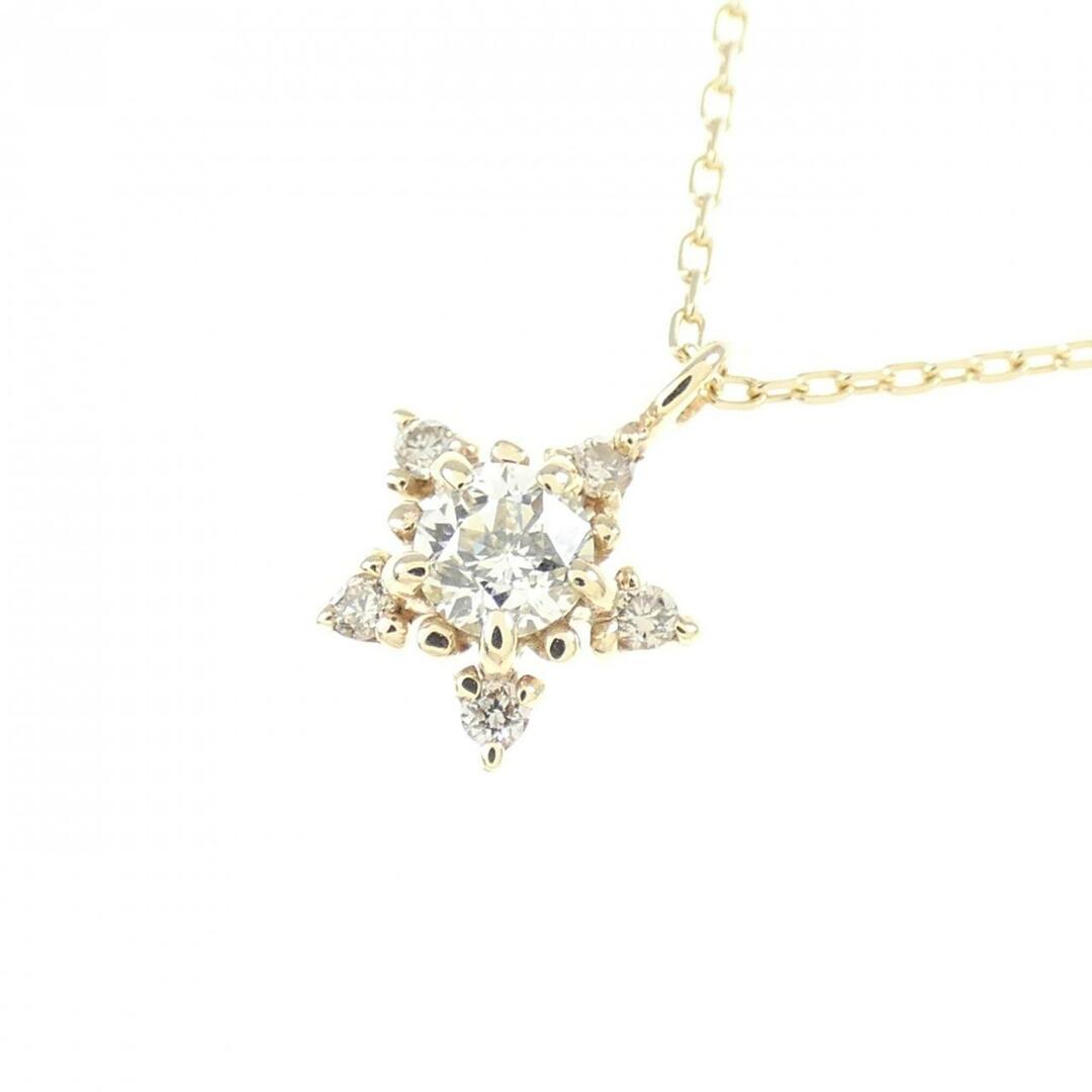 フェスタリア スター ダイヤモンド ネックレス 0.093CT