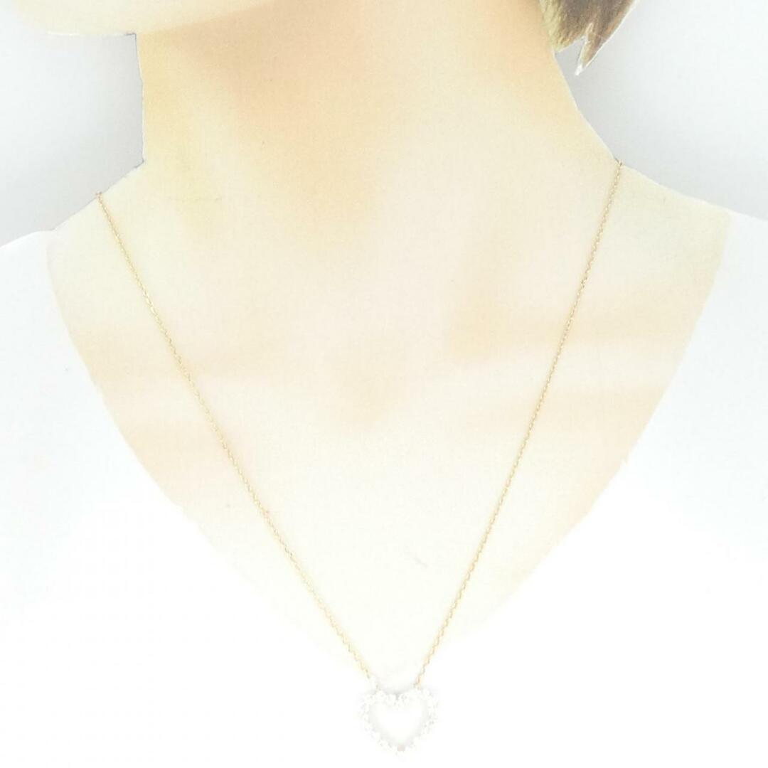 【新品】K18YG ハート ダイヤモンド ネックレス 1.002CT