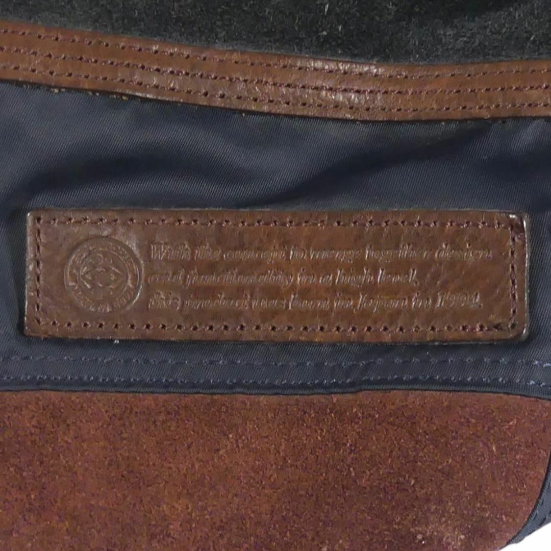 master-piece(マスターピース)のボディバッグ メンズ ショルダーバッグ 革 マスターピース ネイビー X6845 メンズのバッグ(ボディーバッグ)の商品写真
