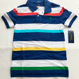 ラルフローレン(Ralph Lauren)の7t130cm ラルフローレン  半袖　マルチカラー　ポロシャツ(Tシャツ/カットソー)