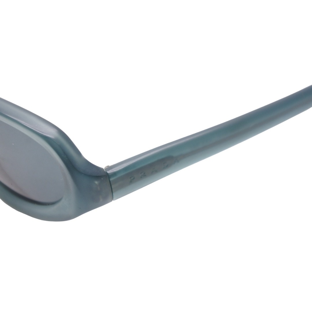 PRADA(プラダ)のPRADA プラダ サングラス メガネ アイウェア SPR01A 4AA-3A1 スクエア プラスチック グリーン ユニセックス 美品 中古 51172 メンズのファッション小物(サングラス/メガネ)の商品写真