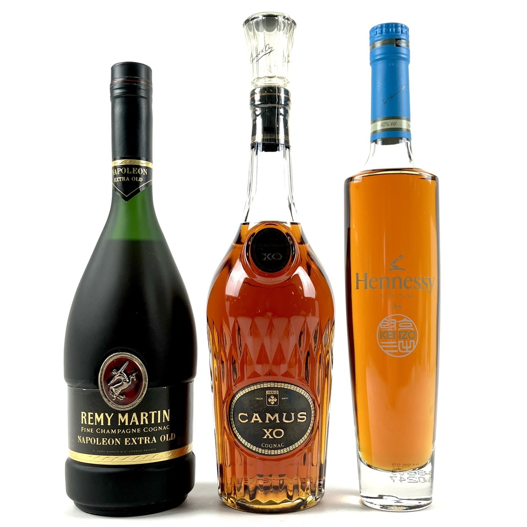 3本 REMY MARTIN CAMUS Hennessy コニャックの通販 by バイセル ラクマ ...