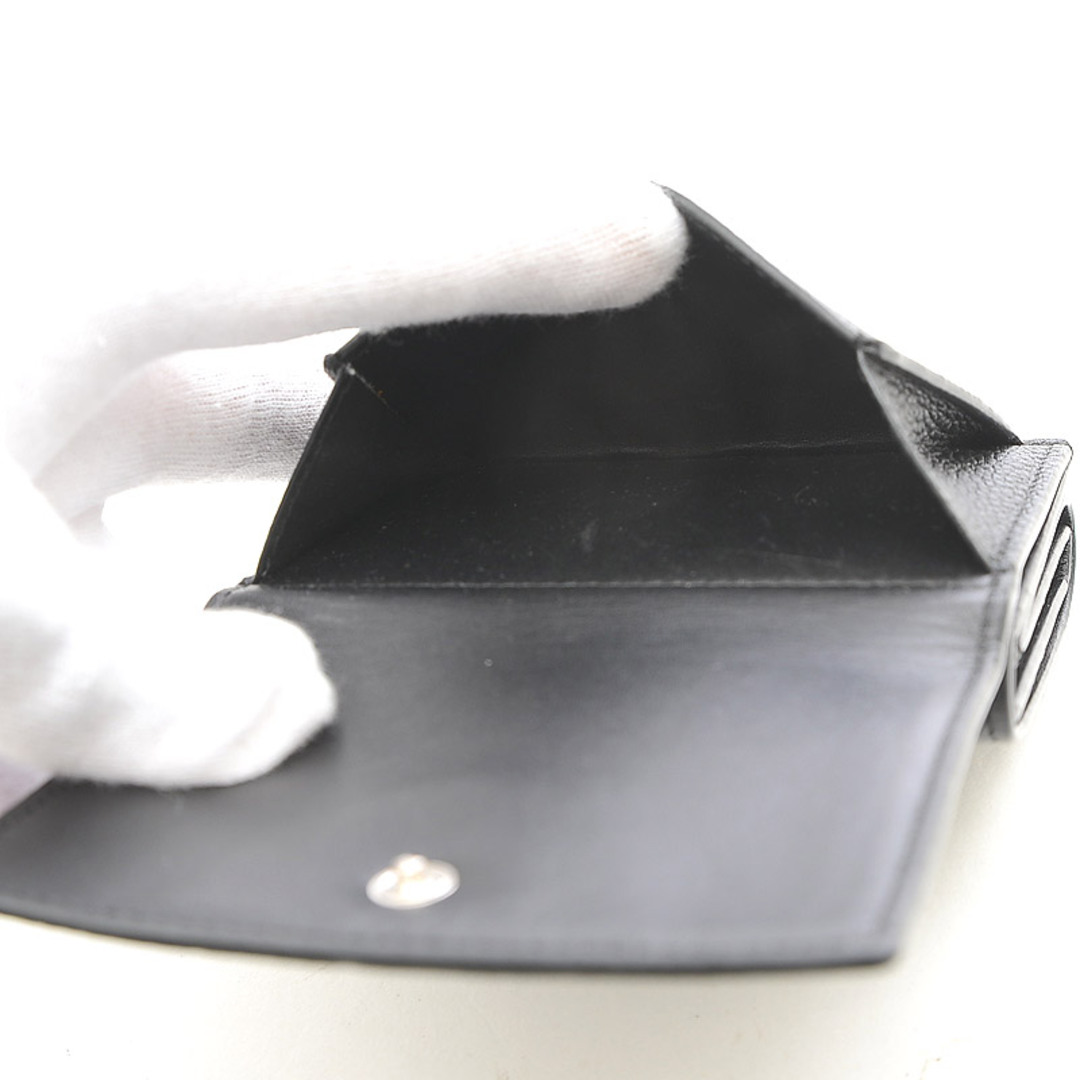 LOEWE(ロエベ)のロエベ アナグラム トライフォールド 三つ折り財布 レザー ブラック C660T レディースのファッション小物(財布)の商品写真