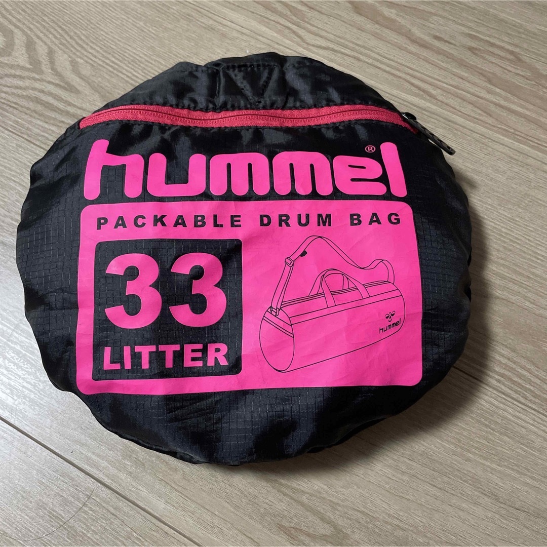 hummel(ヒュンメル)のヒュンメル ポケッタブルドラムバッグ スポーツ/アウトドアのサッカー/フットサル(その他)の商品写真