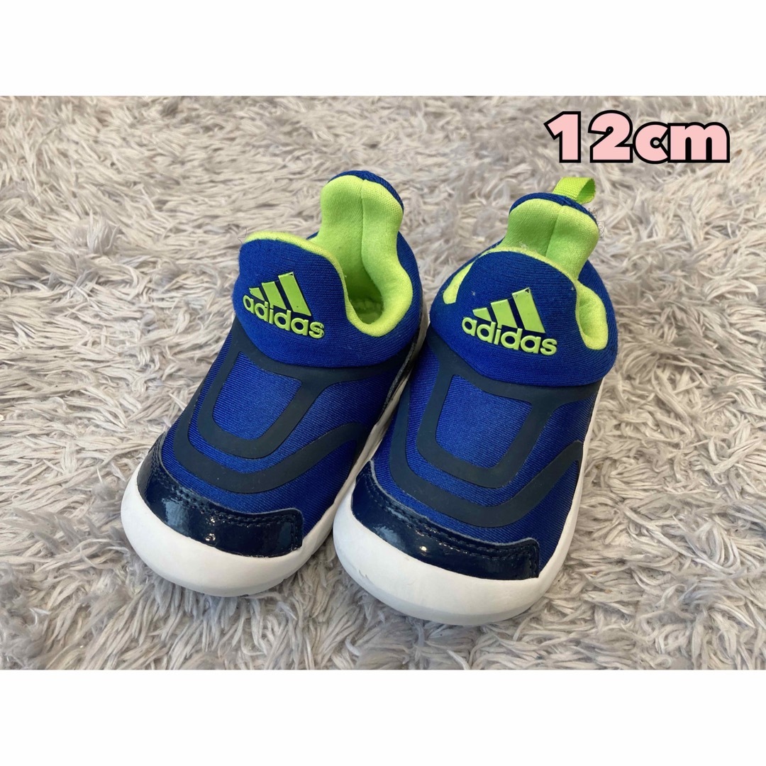 adidas(アディダス)の【値下げ】USED★アディダス　ハイマ　ベビーシューズ　12cm キッズ/ベビー/マタニティのベビー靴/シューズ(~14cm)(スニーカー)の商品写真