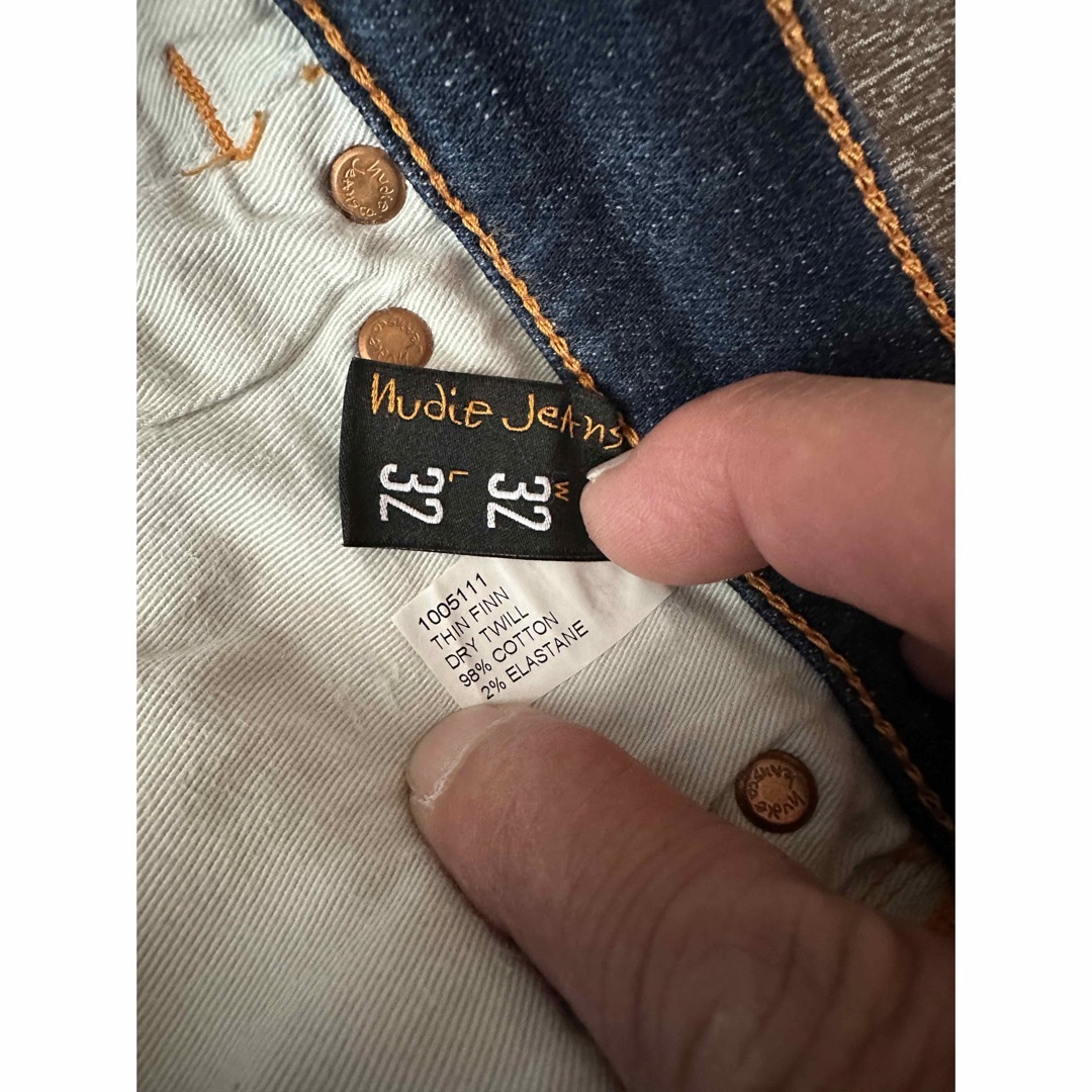 Nudie Jeans(ヌーディジーンズ)のヌーディージーンズTHIN FINNストレッチ【32／32】 メンズのパンツ(デニム/ジーンズ)の商品写真