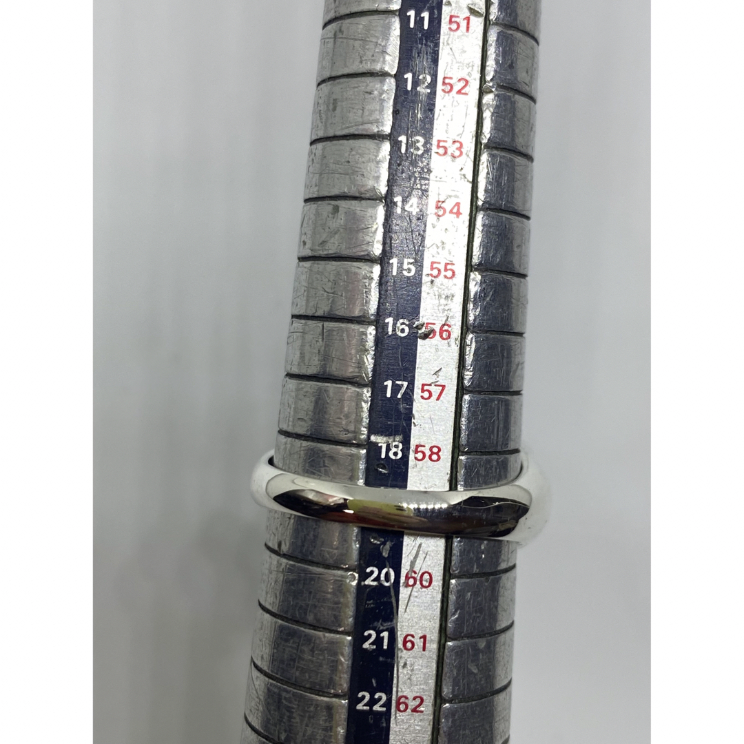 オーバル印台　シグネット　シルバー925リング　銀　指輪　19号　BFEミc9B メンズのアクセサリー(リング(指輪))の商品写真