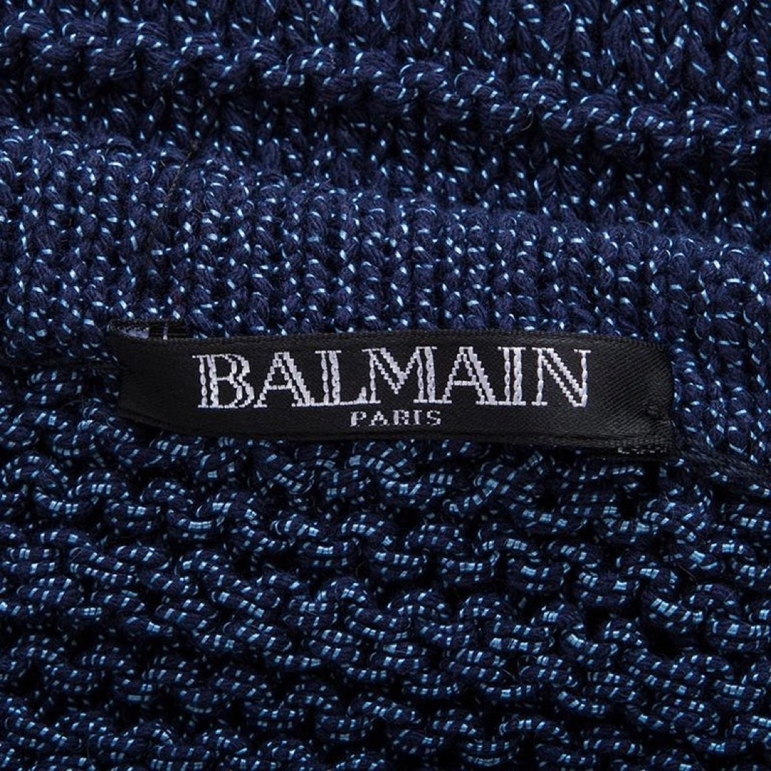 BALMAIN(バルマン)のBALMAIN バルマン long knit Dress ニットワンピ  ドレス レディースのフォーマル/ドレス(ロングドレス)の商品写真