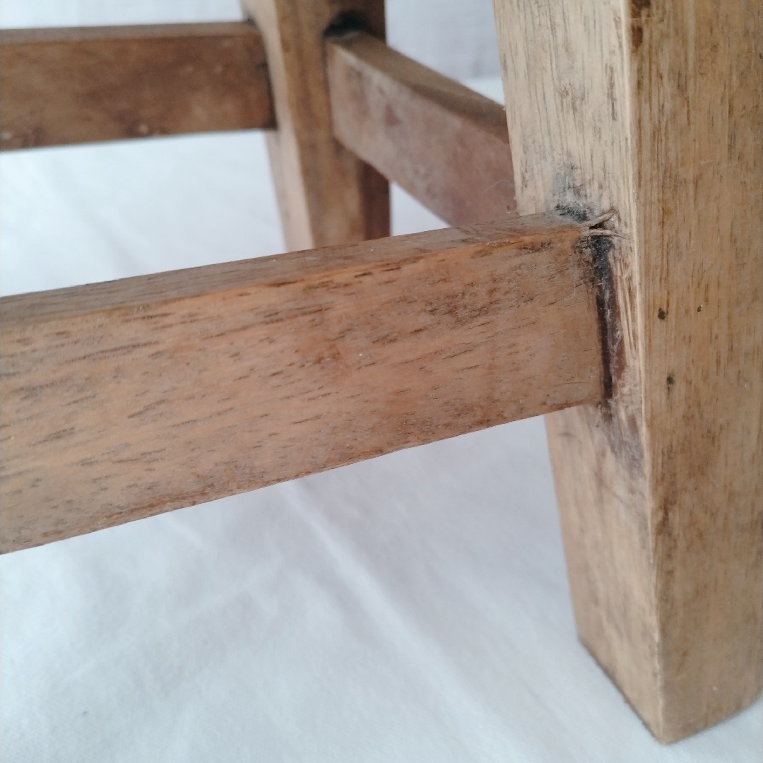 木製　スツール　子供用イス　フラワースタンド インテリア/住まい/日用品の椅子/チェア(スツール)の商品写真