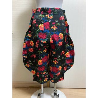 コムデギャルソン 花柄 シャルワール ワイド ニッカ サルエルパンツ-