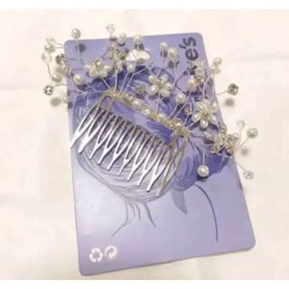 claire's - クレアーズ ヘアアクセサリー パール 小枝 ビジュー パーティー 結婚式 新品！