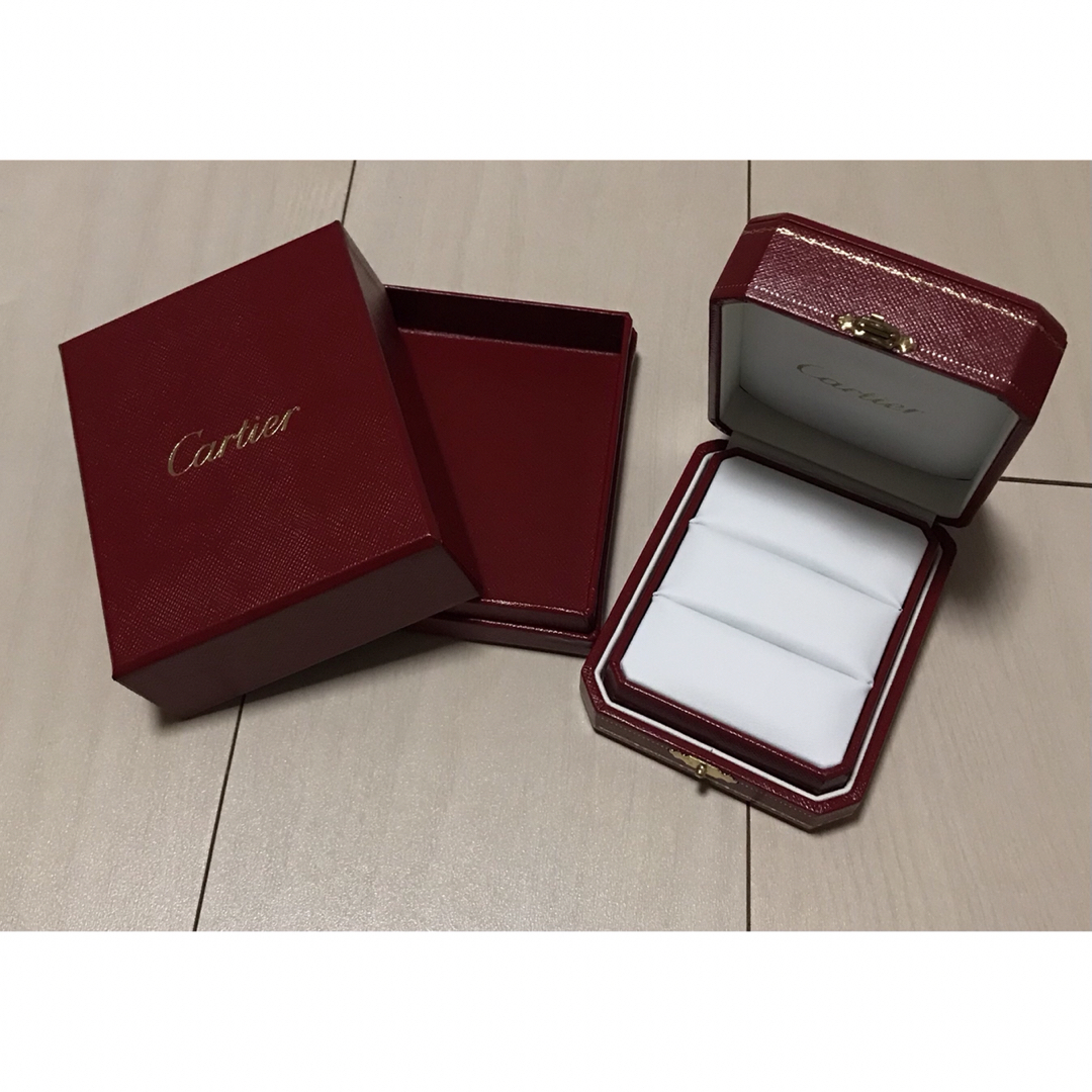 Cartier(カルティエ)のcartier カルティエ ブライダルリングボックス リングケース ダブル レディースのアクセサリー(その他)の商品写真