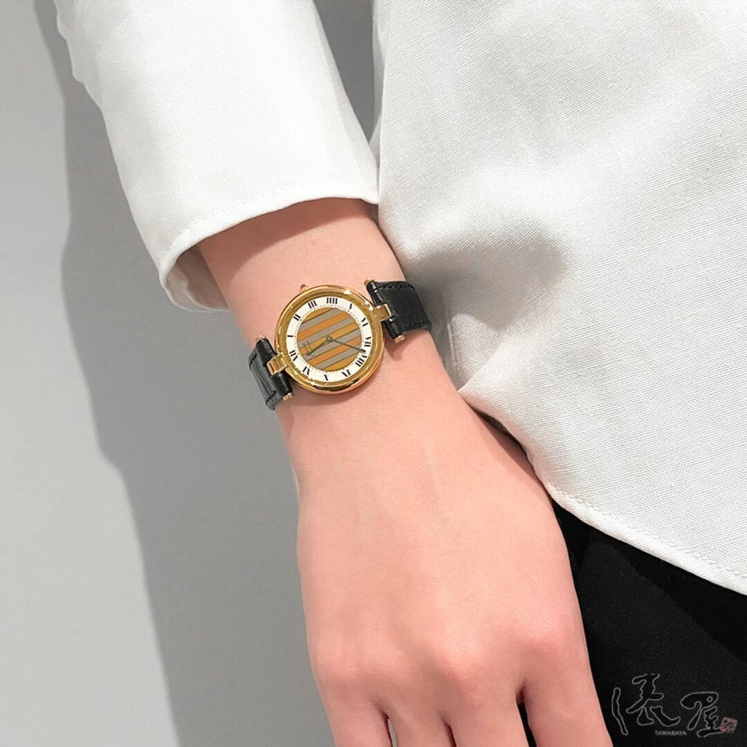 【国際保証書】カルティエ マストヴァンドーム LM ラージモデル メンズ レディース Cartier 時計 腕時計 【送料無料】
