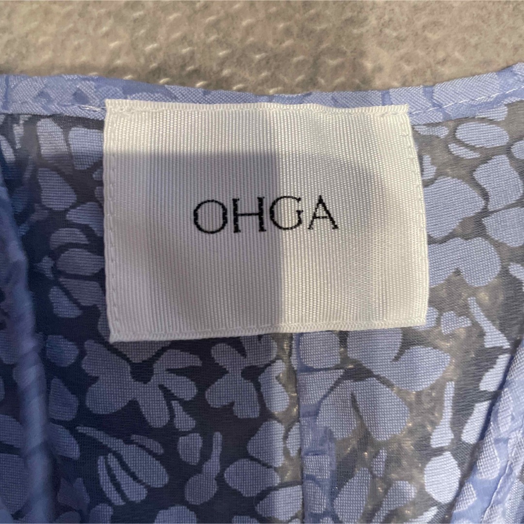 《新品タグ付》OHGA SHEER SKIPPER シアースキッパー SAX レディースのトップス(シャツ/ブラウス(半袖/袖なし))の商品写真