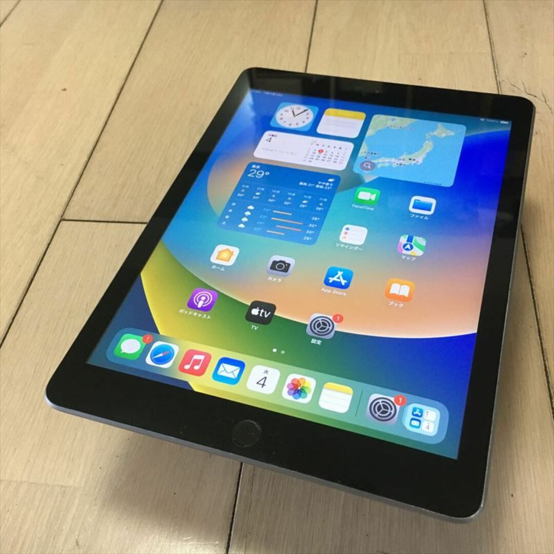 17日まで! 966) iPad 第5世代 WiFi 32GB スペースグレイ-