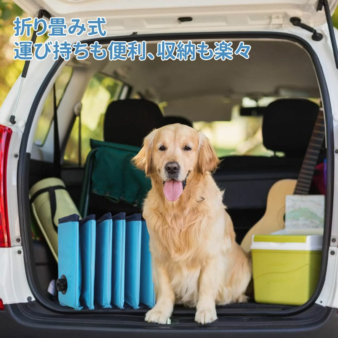 【色: プール】子供用プール 犬用プール 水遊び 80*20cm 夏グッズ バス 2